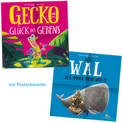 Gecko und das Glück des Gebens/Der Wal, der immer mehr wollte - Illustrationen 1