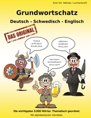 Grundwortschatz Deutsch - Schwedisch - Englisch - Cover