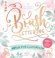 Brush Lettering. Gestalten mit Brushpen und Watercolor by May and Berry - Cover