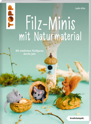 Filz-Minis mit Naturmaterial