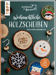 Weihnachtliche Holzscheiben - Cover