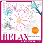 Relax Blütenfreude - Linien nachfahren & entspannen - Cover