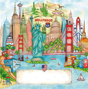 Colorful World Weltreise - Reise durch die USA - Illustrationen 1