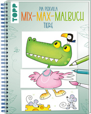 Mix-Max-Malbuch Tiere - Cover