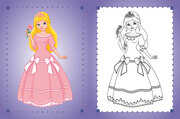 Ausmalbuch Bezaubernde Prinzessinen - Abbildung 1