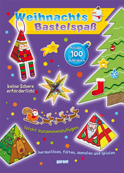 Weihnacht-Bastelspaß lila - Cover