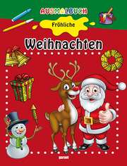 Ausmalbuch Fröhliche Weihnachten - Cover