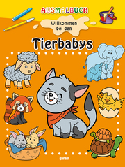 Ausmalbuch - Willkommen bei den Tierbabys - Cover
