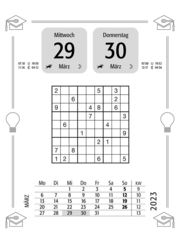 Sudokukalender 2023 - Abbildung 2