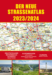 Straßenatlas 2023/2024 für Deutschland und Europa - Cover