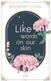 Like words on our skin - Cover