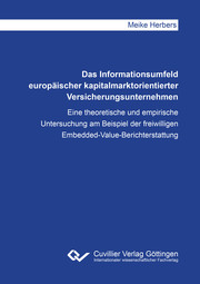 Das Informationsumfeld europäischer kapitalmarktorientierter Versicherungsuntern