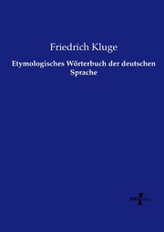 Etymologisches Wörterbuch der deutschen Sprache - Cover