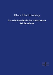 Fremdwörterbuch des siebzehnten Jahrhunderts - Cover