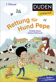 Duden Leseprofi - Rettung für Hund Pepe - Cover