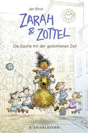 Zarah & Zottel - Die Sache mit der gestohlenen Zeit - Cover