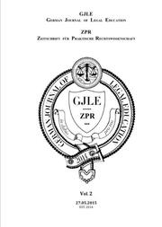 German Journal of Legal Education - 2015 - Vol. 2
