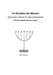 Im Schatten der Menora - Gibt es einen Freibrief für Juden in Deutschland?-