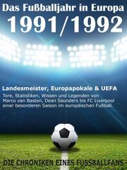 Das Fußballjahr in Europa 1991 / 1992 - Cover
