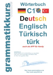 Wörterbuch C1 Deutsch-Englisch-Türkisch - Cover