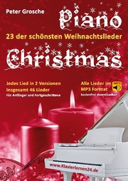Piano-Christmas - Weihnachtslieder für das Klavierspielen - Cover