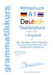 Wörterbuch Deutsch - Thailändisch - Englisch Niveau A1 - Cover