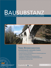 BAUSUBSTANZ Thema: Betoninstandsetzung - Cover