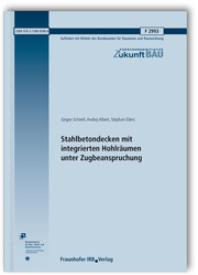 Stahlbetondecken mit integrierten Hohlräumen unter Zugbeanspruchung. Abschlussbericht - Cover