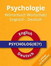 Psychologie Wörterbuch Wortschatz Englisch - Deutsch - Cover