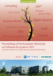Proceedings of the European Workshop on Software Ecosystems 2015 - Cover