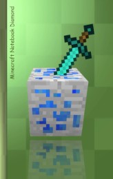 Minecraft Notebook Diamond (ruled paper)