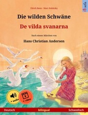 Die wilden Schwäne - De vilda svanarna (Deutsch - Schwedisch) - Cover