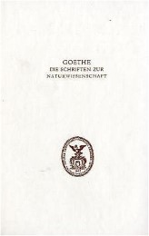 Goethe - Die Schriften zur Naturwissenschaft 4