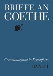 Briefe an Goethe 1 - Cover