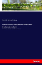 Politisch-statistisch-topographisches Ortslexikon des Grossherzogthums Baden - Cover