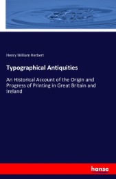 Typographical Antiquities