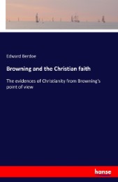 Browning and the Christian faith - Cover