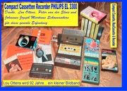 Compact Cassetten Recorder Philips EL 3300 - Danke, Lou Ottens, Johannes Jozeph Martinus Schoenmakers und Peter van der Sluis für diese geniale Erfindung! - Cover
