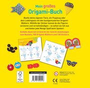 Mein großes Origami-Buch (mit kindgerechten Schritt-für-Schritt Anleitungen, 100 Blatt und 130 Stickern))