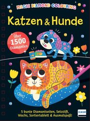Magic Diamond Colouring – Katzen & Hunde