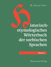 Historisch-etymologisches Wörterbuch der sorbischen Sprachen - Cover