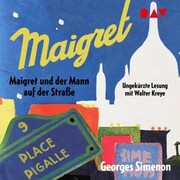 Maigret und der Mann auf der Straße - Cover