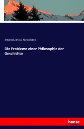 Die Probleme einer Philosophie der Geschichte - Cover