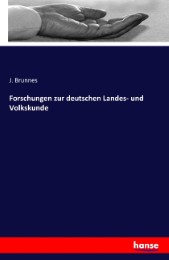 Forschungen zur deutschen Landes- und Volkskunde - Cover