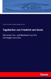 Tagebücher von Friedrich von Gentz - Cover