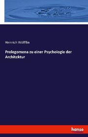 Prolegomena zu einer Psychologie der Architektur - Cover
