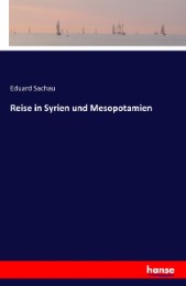 Reise in Syrien und Mesopotamien - Cover