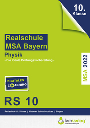 Original-Prüfungen Physik Realschule 2022 MSA Bayern 10. Klasse - Cover