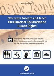 New ways to learn and teach the Universal Declaration of Human Türk versiyonu Rights - Cover