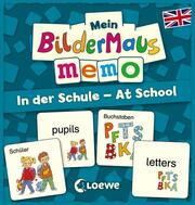 Mein Bildermaus-Memo - In der Schule/At School - Cover